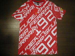 F1 スクーデリア　フェラーリ レーシングチーム 192 Tシャツ 赤 男性M 新品 即決