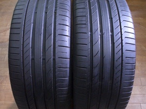 ②【バリ溝】Continental コンチネンタル ContiSportContact 5 2本 255/50R19 XC90 ポルシェ マカン ランドローバー レンジローバー