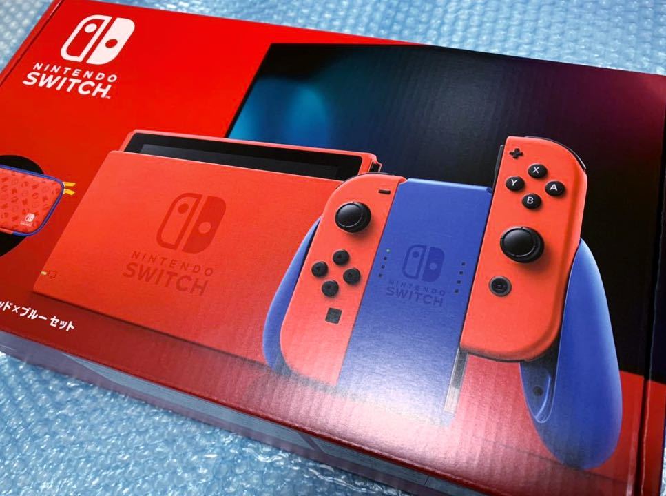 任天堂 Nintendo Switch マリオレッド×ブルー セット オークション比較