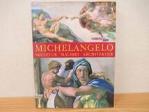 c2-1（MICHELANGELO）SKULPTUR MALEREI ARCHITEKTUR ミケランジェロ 彫刻 絵画 建築 洋書 大型本_画像1