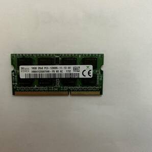DDR3 メモリ 16GB PC3-12800 ノートパソコン 中古分解品 a-8の画像1