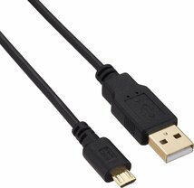 変換ケーブル USBケーブル 5m Micro-A 低損失アルミシールド 金メッキ端子採用 USB2A-MC/CA500/0375 変換名人_画像1