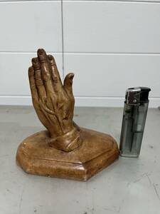 1968年製　ビンテージ　置物　祈りの手　プレイングハンズ