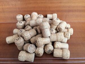  used Sparkling wine natural cork plug 50 piece 