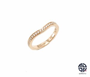 Cartier Cartier 750PG 18 Золото -розовый золотой балерина Полуоборотный кольцо кольца № 47 (фактический размер 7) аксессуары