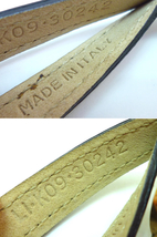 ブルガリ BVLGARI 携帯ストラップ レザーx金属素材 黒xゴールドカラー 革製品 高級 イタリア MADE IN ITALY 美デザイン 正規品 美品 必見 _画像9