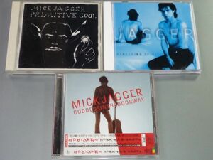 CD Mick Jagger アルバム3枚セット ミック・ジャガー Primitive Cool/Wandering Spirit/Godess in the Doorway 国内盤