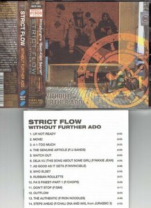 国内盤 STRICT FLOW ストリクト・フロウ/ WITHOUT FURTHER ADO　ジュラシック5参加 美品帯付きCD・送料無料