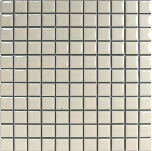 Классическая мозаичная плитка [25 мм квадрат] кожа серая N-16 [Продажа сидений]