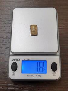 【4943E】長期保管品 1.8g 一朱銀 銀座常是 銀 座 常 是 定 銀 古銭 詳細不明 現状品 1点のみクロネコゆうパケット可