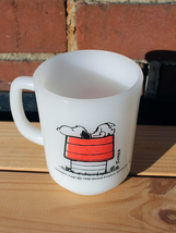 ファイヤーキング★スヌーピー★SNOOPY★マグ★Fire-king★モーニングアレルギー★Mug★1970年★Made in USA_画像4