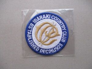 茨木カンツリー倶楽部IBARAKI COUNTRY CLUBゴルフ刺繍ワッペン/BカントリーICC会員GCパッチGOLFエンブレム紋章 V115