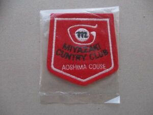 宮崎カントリークラブMIYAZAKI COUNTRY CLUB AOSHIMA COUSEワッペン/MCCアップリケCCゴルフGOLFパッチPATCHエンブレム紋章 V113