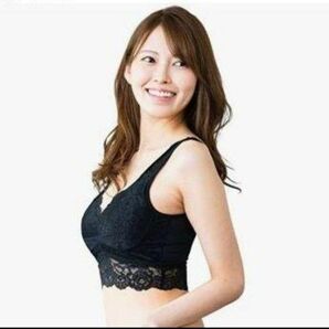 ナイトブラ　育てるナイトブラ 育乳　ブラック