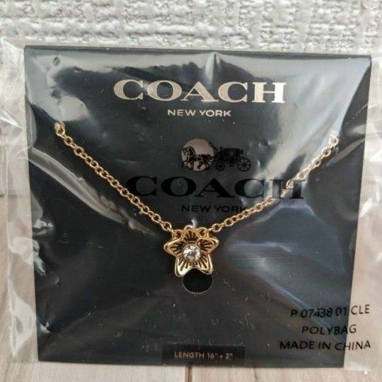 新品、未使用　COACH福袋　ネックレスワイルドフラワー