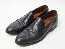 USA製 Allen Edmonds アレンエドモンズ コイン ローファー 黒 10D (28cm) ブラック Presidio アメリカ製 カーフ レザーペニーローファー_画像1