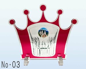 Art hand Auction Acrylic Art Gallery Crystal Glass Collection No.3 Neuschwanstein Castle Acrylic Stand Painting Object Made in Japan, artwork, sculpture, object, object