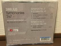 CD/SIBELIUS Symphonies 2&7　THOMAS SONDERGARD/【J17】 /中古_画像2