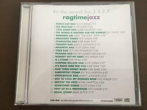 CD/In the mood for JAZZ　ragtimejazz/【J18】 /中古