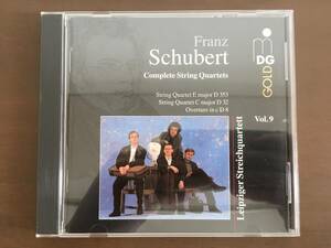 CD/ゴールドディスク/Schubert　Complete String Quartets Vol.9　Leipziger Streichquartett/【J18】 /中古