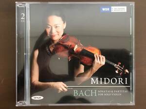 2CD/J.S.Bach　SONATAS AND PARTITAS FOR SOLO VIOLIN　MIDORI/【J18】 /中古