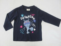 新品　90　アンパンマン　長袖Tシャツ　紺　レターパック発送（代引き不可）OA3409_画像1