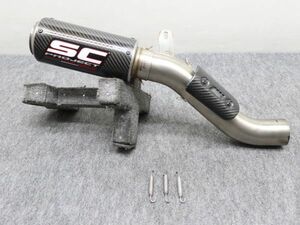 モンスター821 M821 14-17 SCプロジェクト ステン/カーボン スリップオン ◆返品可 ●100サイズ T112204H T01K 405