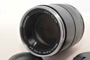 [ finest quality goods ]Carl Zeiss MAKRO-PLANAR T*2/100mm black ZF.2 ( Nikon CPU built-in mount correspondence ) #5022