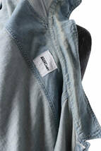 ISAMU KATAYAMA BACKLASH イサムカタヤマバックラッシュ 定価60500円 LOOSEY JEAN JACKET/COTTON LINEN DENIM incarnation ルイスレザー_画像9