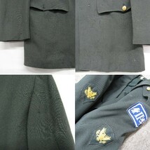 50s US ARMY 米軍実物 サイズ 38L L~ 56年 会計 オフィサー ジャケット コート ワッペン グリーン 古着 ビンテージ ミリタリー 1N1808_画像9