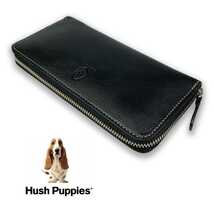 全3色 Hush Puppies ハッシュパピー リアルレザー バイカラー ラウンドファスナー長財布 ロングウォレット_画像6