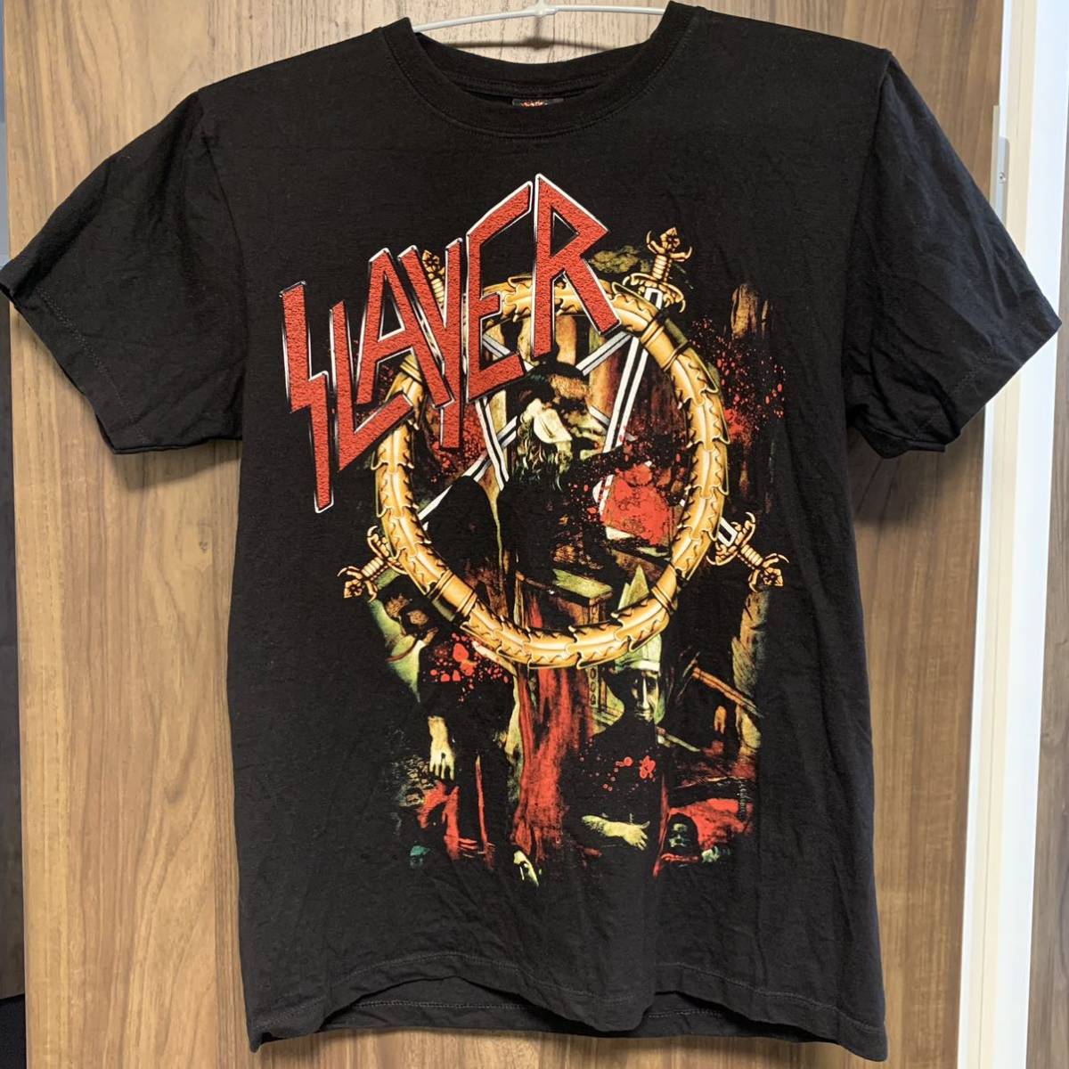 30%OFF SALE セール Slayer スレイヤー バンドTシャツ 両面プリント