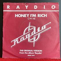 EP UK盤 Raydio / Honey I'm Rich 7inch盤 その他にもプロモーション盤 レア盤 人気レコード 多数出品。_画像1