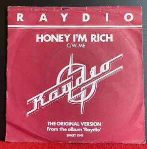 EP UK盤 Raydio / Honey I'm Rich 7inch盤 その他にもプロモーション盤 レア盤 人気レコード 多数出品。