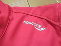 SAUCONY　usedジャージXS　赤　サッカニー_画像2