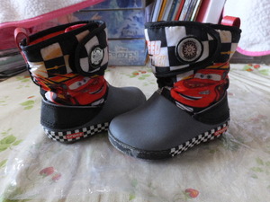  Crocs × The Cars for boy boots C7 15 centimeter The Cars McQueen 