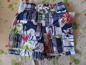  new goods tag attaching baby Gap GAP for boy swimsuit 95 size sea water pants patchwork pattern 
