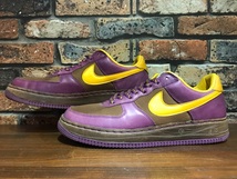 D401 メンズスニーカー NIKE AIR FORCE1 LOW INSIDE OUT ナイキ エアフォース1 インサイドアウト ローカット 定番 パープル 紫 / 29.0cm_画像2