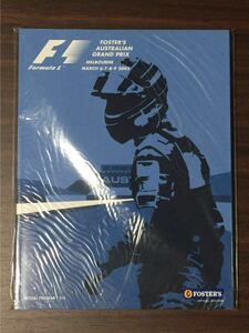 【新品未開封】F1 公式 オフィシャル プログラム 2003 Rd.1 オーストラリアGP