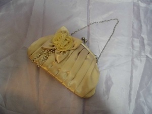 .. seat .!. flower decoration . cute . Gold party bag ( new goods )