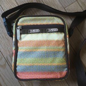 LESPORTSAC レスポートサック ショルダーバッグ　ボーダー柄