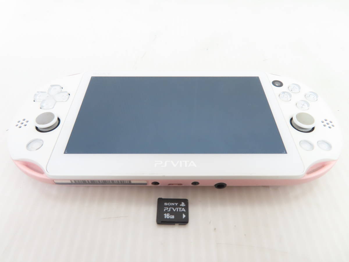 人気絶頂 美品☆PS Vita PCH-2000 本体ピンク ホワイト白whitepink
