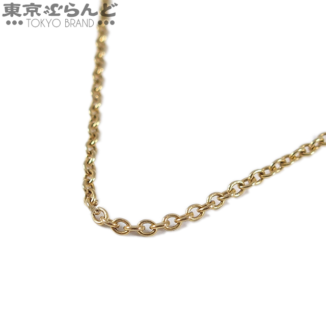 未使用 希少 ティファニー イエローゴールド チェーン ネックレス FK34-