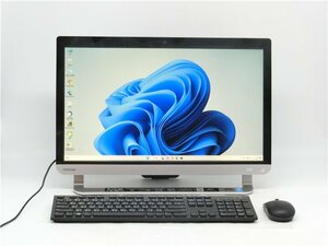  used one body personal computer Win11+office TOSHIBA D61/TB core i7 4710MQ/. speed SSD512GB/16GB/21 -inch /WEB camera free shipping 