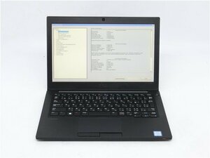 中古　DELL　7280　COREi5　7300UGHZ　　4GB　13型 ノートパソコン　BIOSまで表示　　詳細不明　　ジャンク扱い 　