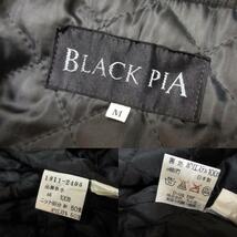 ライカ　BLACK PIA　ブラックピア　ブラックデニムジャケット　中綿入り　日本製　表記サイズM_画像9