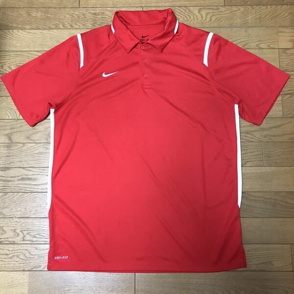 NIKE MEN’S DRI-FIT SHORT SLEEVE SHIRTS size-L(着丈78身幅62) 中古(美品) 送料無料 NCNR