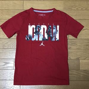 JORDAN KID’S SHORT SLEEVE T-SHIRTS size-M(140-152cm/着丈55身幅40) 中古(美品) 送料無料 NCNR