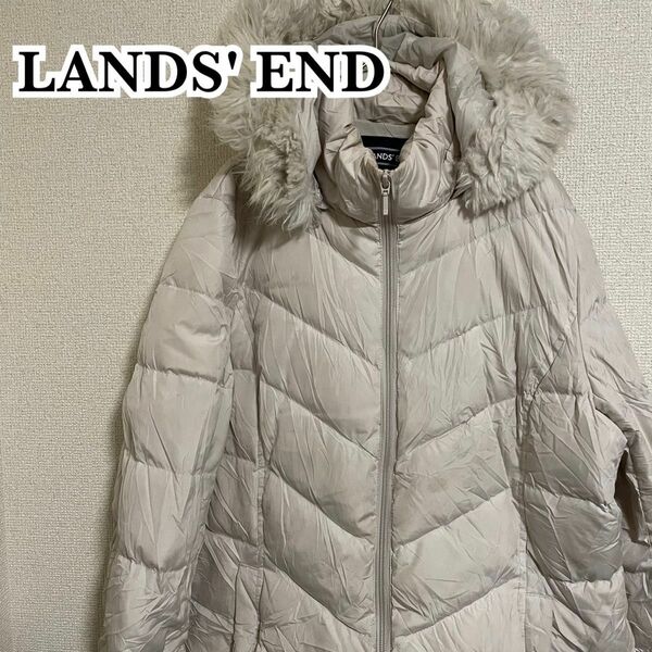 ●684 US 古着 Land'sEnd ランズエンド ダウンジャケット アウター