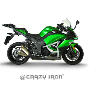 新品 即納 !! CRAZY IRON NINJA1000 (11-19) ホワイトカラー エンジンガード スタントケージ スライダー 12 13 14 15 16 17 18 ニンジャ